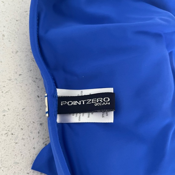 Profile By Gottex Cobalt Blue Tankini And Point Zero Bikini Skirt Bottoms - Picture 14 of 16